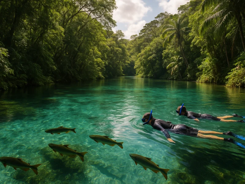 Bonito in Brazilië: snorkelen in kristalhelder zoet water