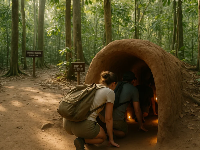 Cu Chi tunnels bezoeken vanuit Ho Chi Minh City