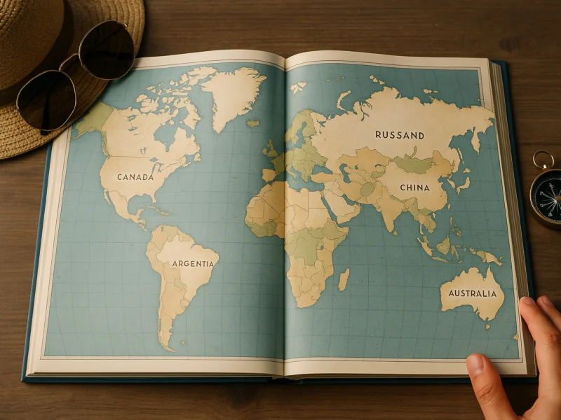 De 10 grootste landen ter wereld