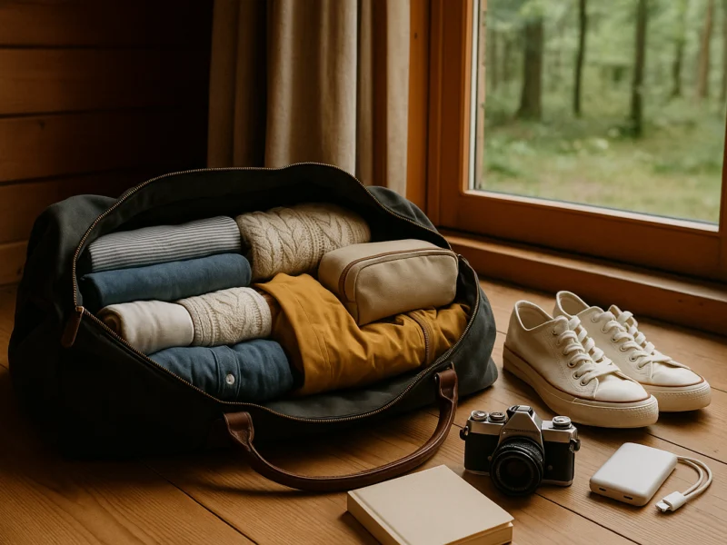 Inpaklijst voor een weekendje weg in eigen land
