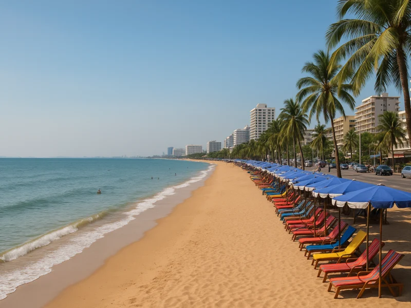 Jomtien Beach bij Pattaya: strand, activiteiten en uitgaan
