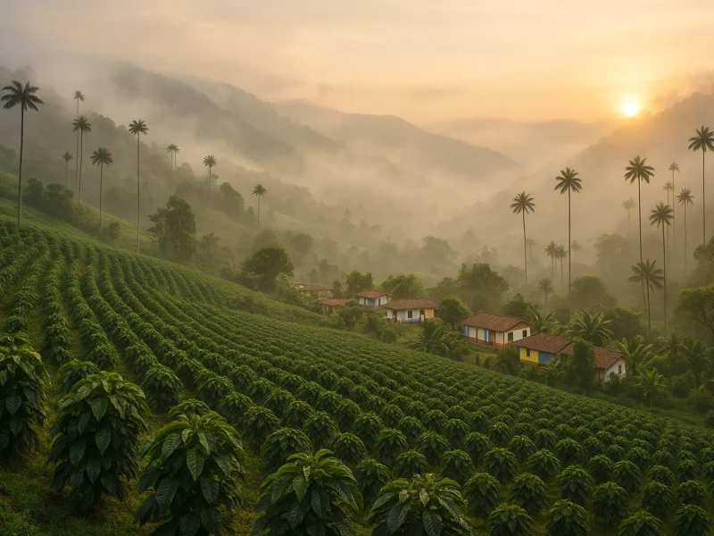 Reizen door de koffiedriehoek in Colombia