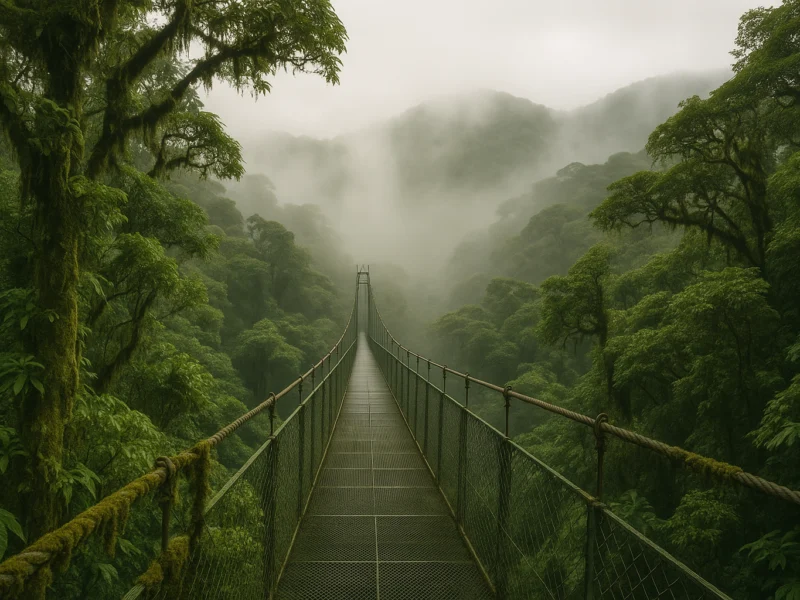 Monteverde: nevelwoud, hangbruggen en watervallen in Costa Rica