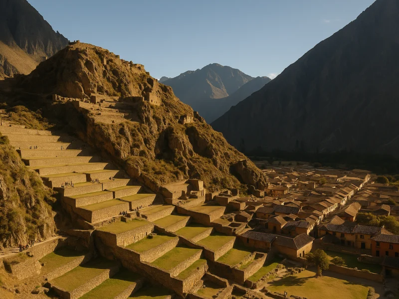 Ollantaytambo in de Sacred Valley