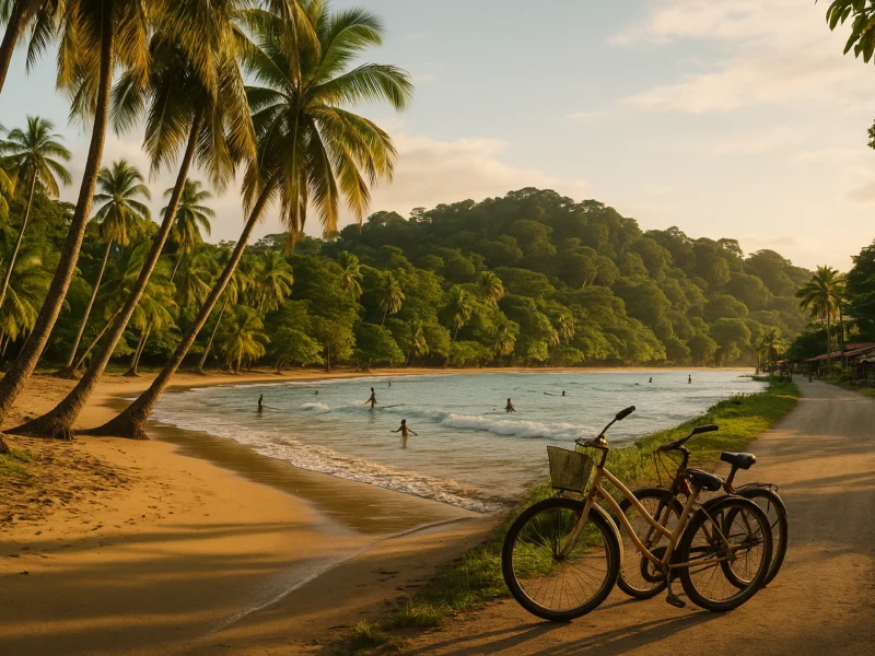 Puerto Viejo aan de Caribische kust van Costa Rica