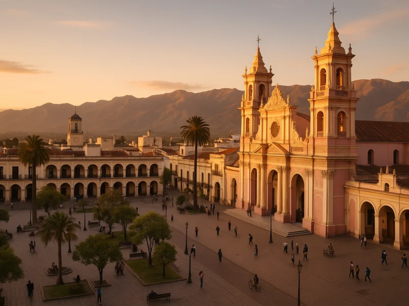 Salta: koloniale stad in het noorden van Argentinië