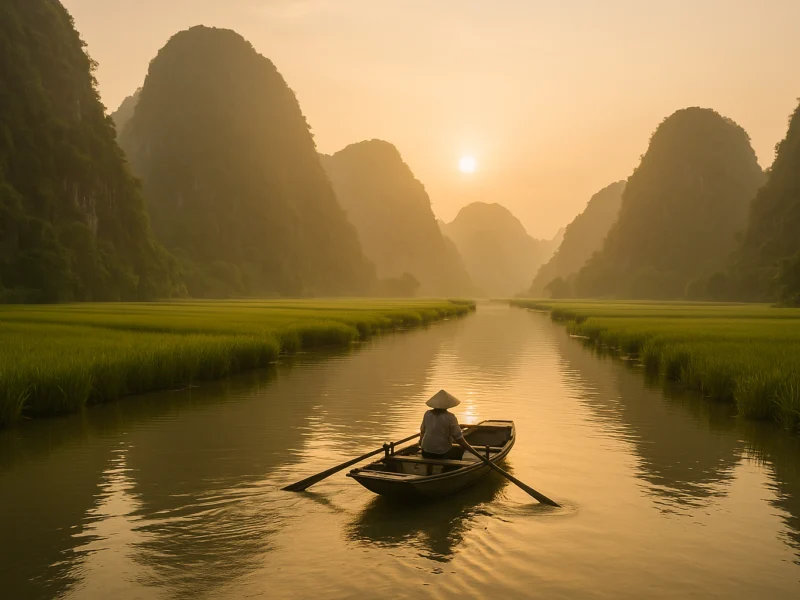 Tam Coc in Vietnam: varen, fietsen en tempels tussen de rijstvelden