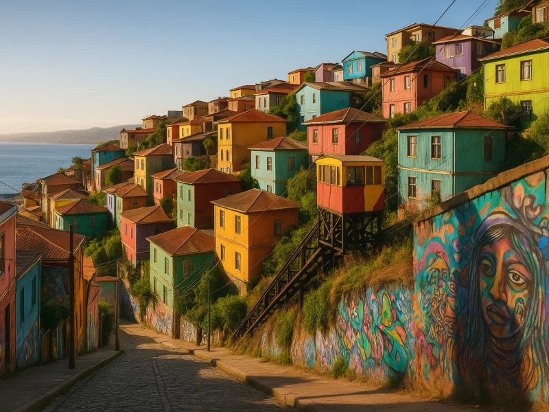 Valparaíso: kleurrijke havenstad vol street art en uitzichtpunten